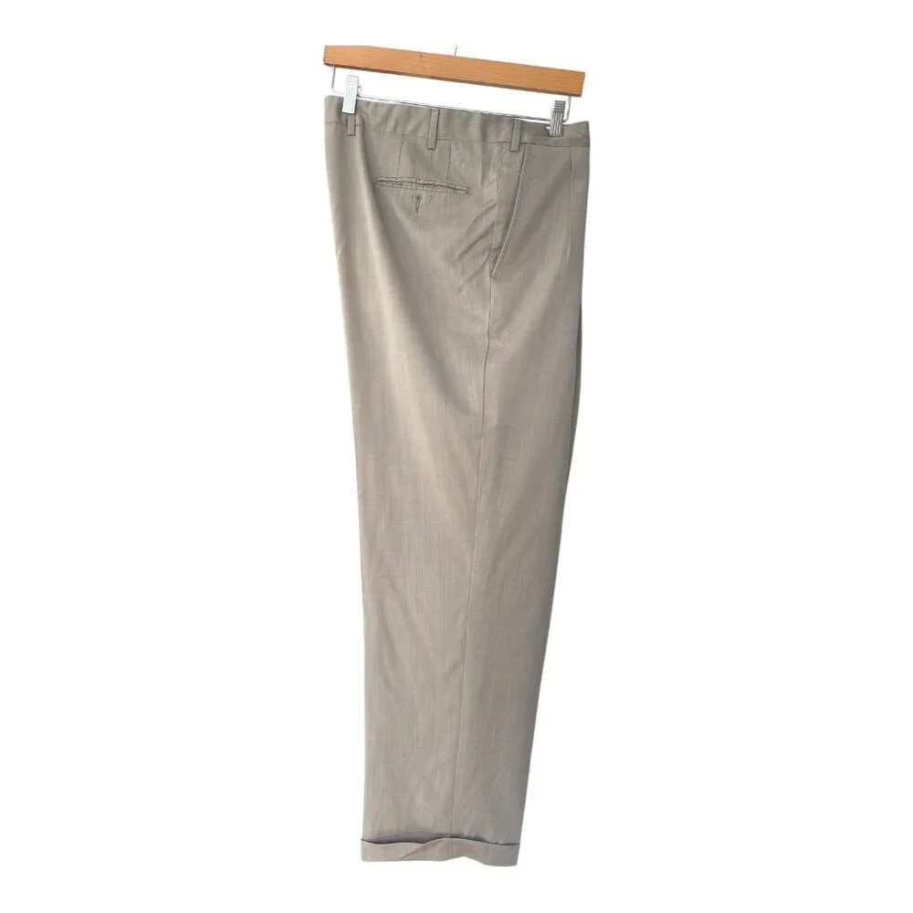 Pal Zileri Gruppo Forall Pure Virgin Wool Woolmark Men's Pants Size 54